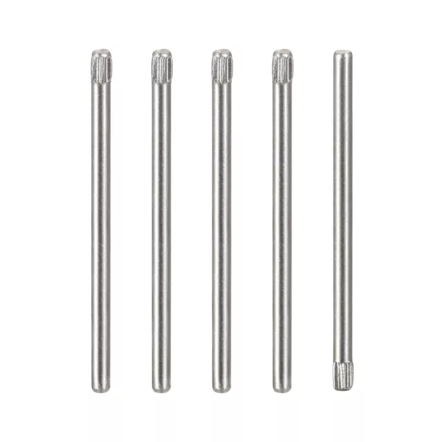 1.5x30mm Acier Goupilles, 5Pcs Molette Tête Bois Couchette Lit Étagère Support