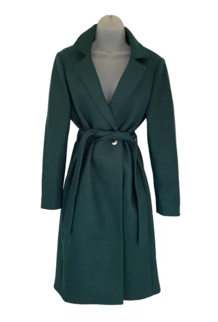 Ted baker green wool coat outlet
