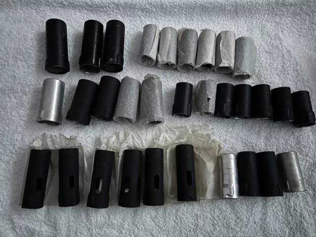 Lot Of 31 Assorted Vintage Valve Cans Tube Screens Vented  Springs - Some NOS