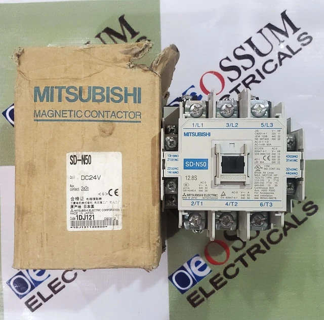 Mistubishi Sd-N50 Leistungsschütz Spulenspannung 24V Dc Kostenloser...