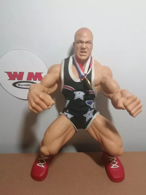 WWE Ring Giant Figure Kurt Angle Wrestling WWF AEW TNA ECW WCW