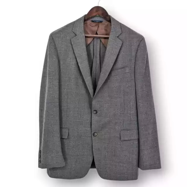 Brooks Brothers Regent Reda Blazer Men's 43R Gray Italian Woven Fabric Wool