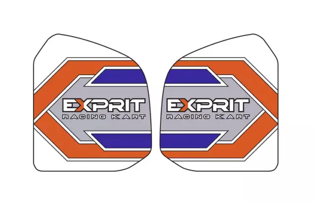 Karting otk Exprit Essence Réservoir Autocollant Set E0073.XBEEA Course