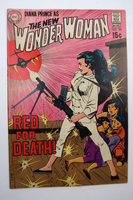 Wonder Woman #189 Bronze Age DC Comics 1970 VG/VG+