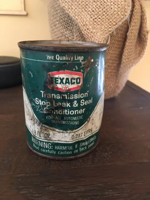 Vintage TEXACO transmission stop leak can, 