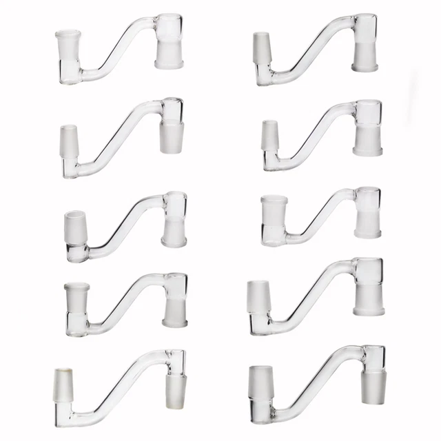Sidestep 10mm 14mm 18mm male to female glass Pipe Bong Adapter Connector Water