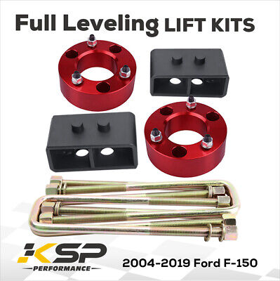 3'' Front + 3'' Rear Full Leveling Lift Kit Fit For 2004-2019 Ford F150 US Stock