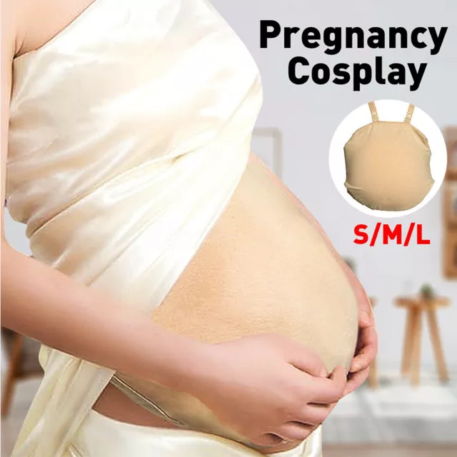 Fake Belly Artificial Baby Tummy Belly Pregnancy Pregnant Bump Cloth Bag Flesh
