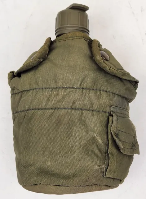 OLDGEN US Military Canteen & Cover - Army & Marine 1qt Canteen - OD Green