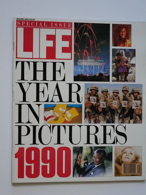 LIFE MAGAZINE - The Year in Pictures 1990 - Special Issue - January ...