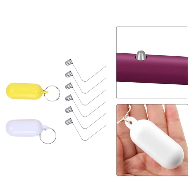 Kayak Paddle Ressort Snap Bouton Clips Goupille De Verrouillage Porte-clés