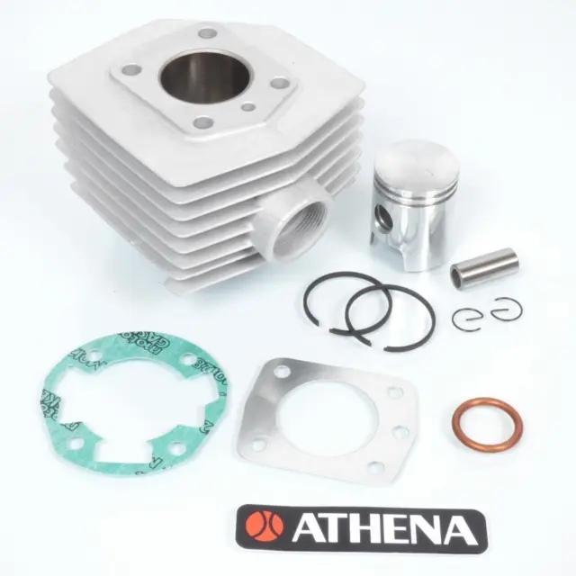 Kit cylindre piston alu Airsal 47mm pour mobylette MBK 40V moteur AV7 T2 carré