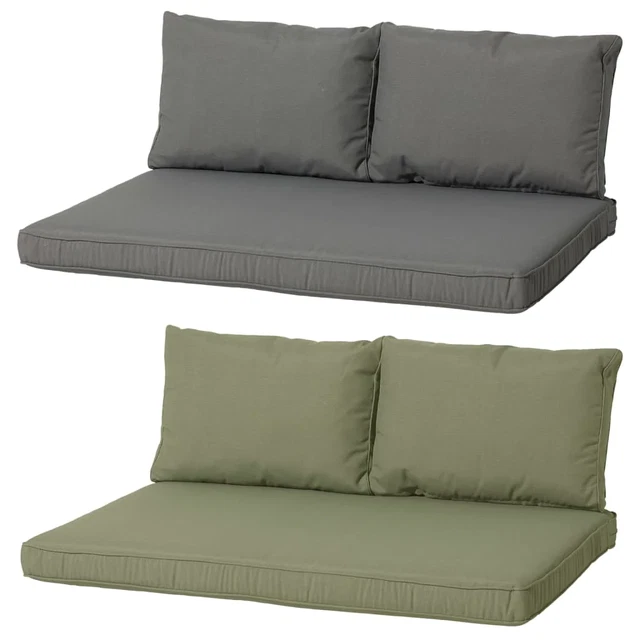 Madison Cojines para Juego de Muebles de Jardín Gris Funda Almohada de Asiento