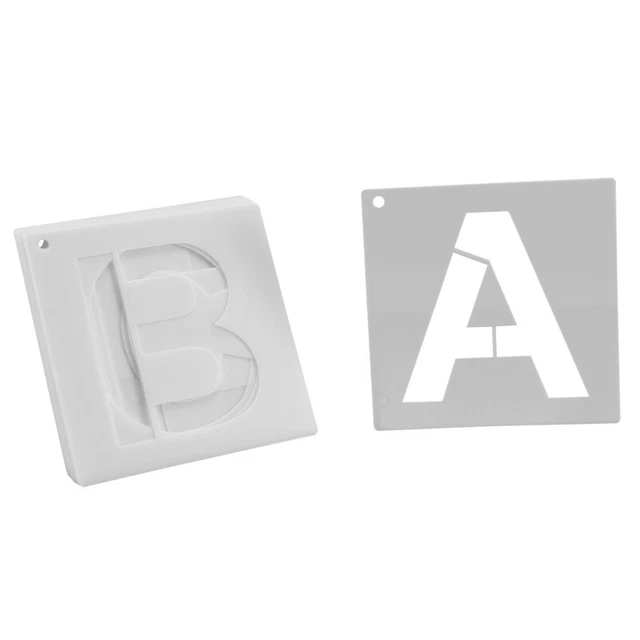 Pochoirs Adhésifs Chiffres Et Symboles - Pochoirs Adhésifs