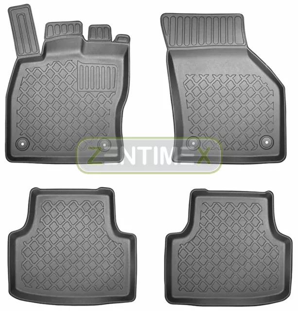 Design-3D-TPE-Gummifußmatten für Skoda Octavia Combi Ambition 3 5E Kombi 5-tür1F