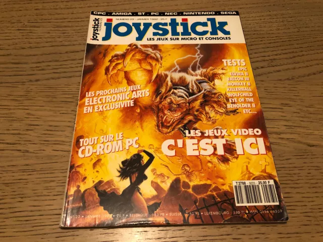 Joystick 23 magazine - CPC Amiga Atari ST C64 PC Nec Nintendo Sega etc.