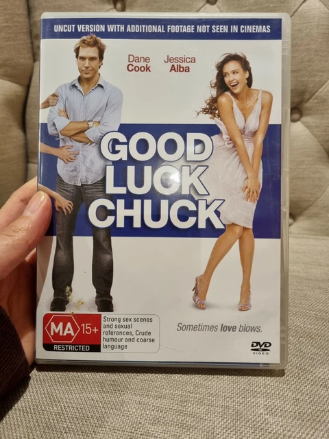 Good Luck Chuck DVD Ex Rental Jessica Alba Dane Cook Free Postage