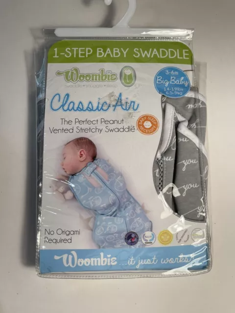 Woombie classic air. 3-6 month baby swaddle