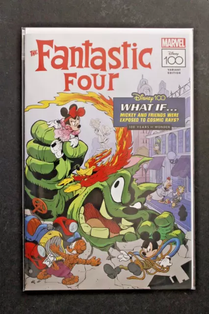 Amazing Spider-Man 19 Nm Fantastic Four What If? Disney 100 Variant Marvel