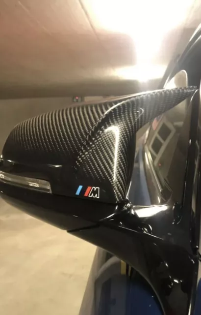 Bmw 1 Series F20/F21 2 Series F22 Carbon Fibre Mirror Covers with M Mark OEM-Fit