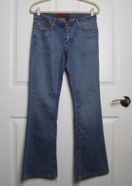 Arizona Jean Co 90s Y2K-Era Medium Wash Flared Leg Lightweight Size 9 32" Inseam