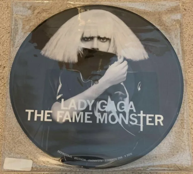 Lady Gaga The Fame Monster Picture Disc Vinyl 12" Lp Record Rare Chromatica