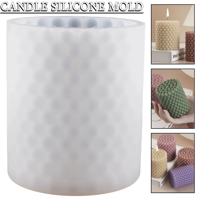 Bubble Candle Molds Silicone Mold for Candles Making for Soy Wax Scented M
