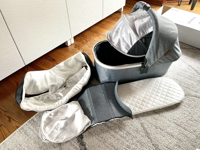UPPAbaby Bassinet In Gregory (Blue Melange) - Great Condition