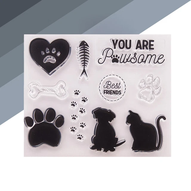 CLEAR STAMP TRANSPARENT Seal Stamps for DIY Scrapbooking Craft Photo ...