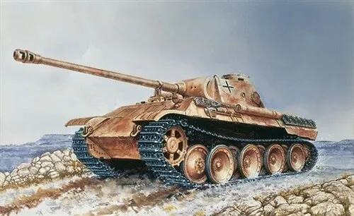 Maquette Pour Installation Panther Ausf. De, 1:3 5 Italeri 2