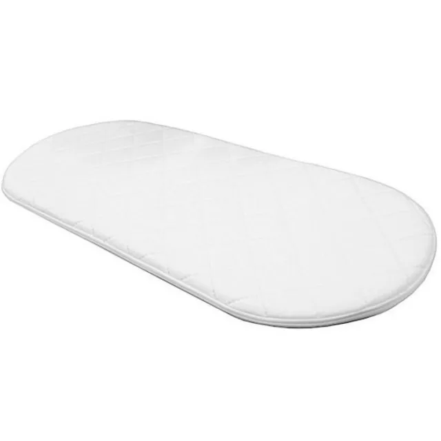 Matelas blanc avec housse amovible pour Moses, Dreami ou lit bébé mesure 74 x 30