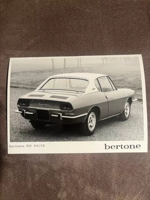 Altes Bild Berlinetta 850 RACER BERTONE 3 Oldtimer sw