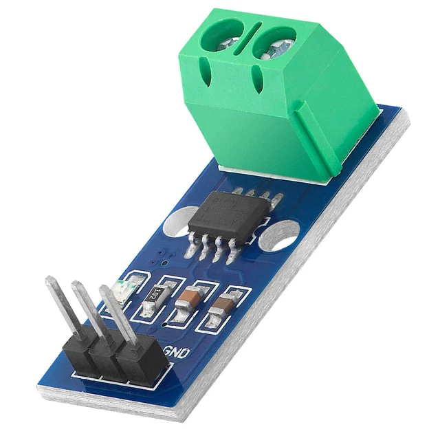 WayinTop 2x ACS712 30A Stromsensor + 2x DC0-25V Spannungssensor – Hall-Effekt, Für Arduino Und DIY-Projekte