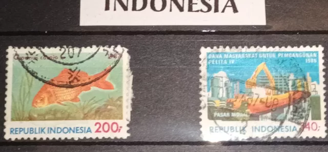 A Small Collection Of Stamps From INDONESIA