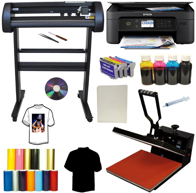 28 500g Meta Vinyl Cutter Plotter 15x15 Heat Transfer Press Wireless Printer Kit