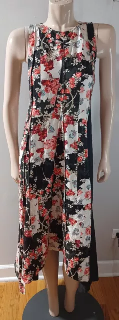 Rag & Bone Floral Midi Dress Women’s Sz 4  Otilia Sleeveless