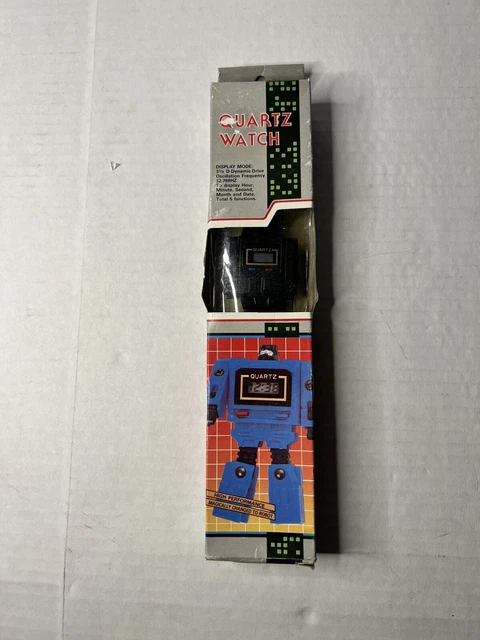 VTG 80s Takara like Kronoform Transformer Robot Watch Quartz Robotime Need Batt VTG 80s Takara like Kronoform Transformer Robot Watch Quartz Robotime Need Batt