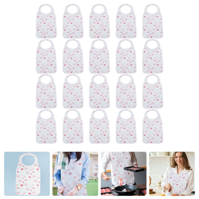 40pcs Men Bibs Lobster Bibs Seafood Boil Party Supplies Adult Bibs