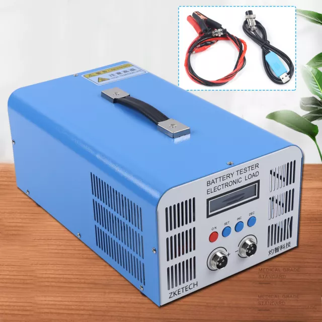 EBC-A40L High Current Lithium Battery Capacity Tester 40A Manual 200W 110V