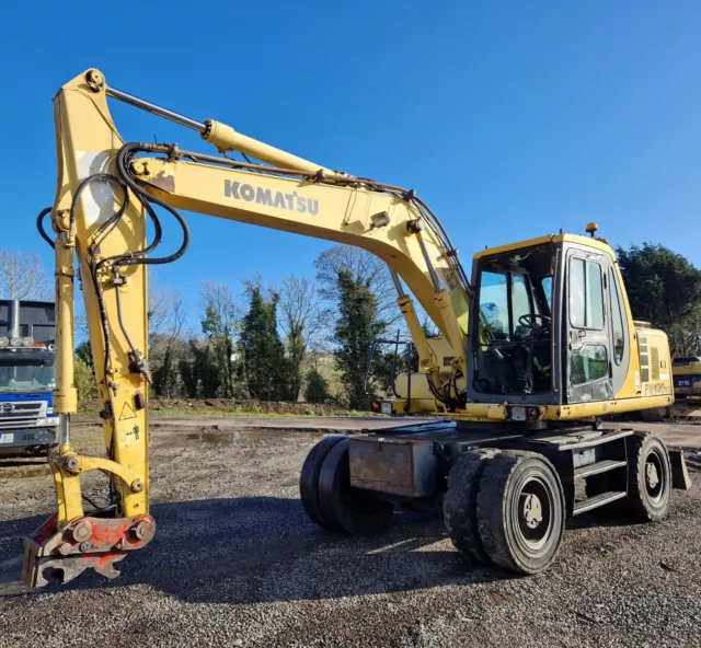 Komatsu PW130-6K Wheeled Excavator Digger *Can Deliver Nationwide*