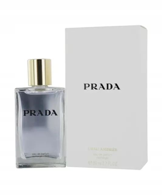 ⭐⭐ Prada L'eau Ambree Perfume Women  80 ml Eau de Parfum Recharge  Refill RAR ⭐⭐