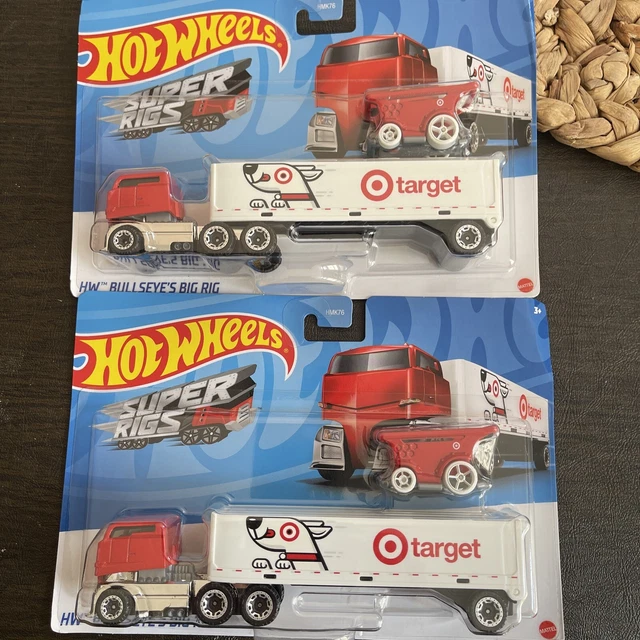HOT WHEELS BULLSEYE'S Big Rig with Cart Super Rigs, 2 Lot, Target