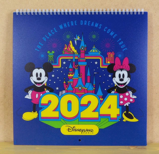CALENDRIER DISNEY ATTRACTIONS 2025 Disneyland Paris calendar EUR 20,89
