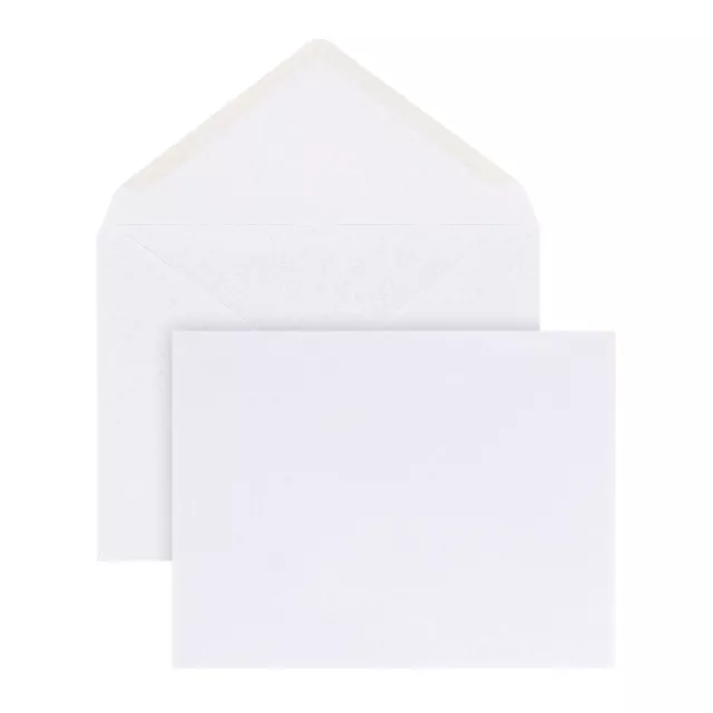 Office Depot Brand Invitation Envelopes, 4 3/8" x 5 3/4", White, Pack Of 100