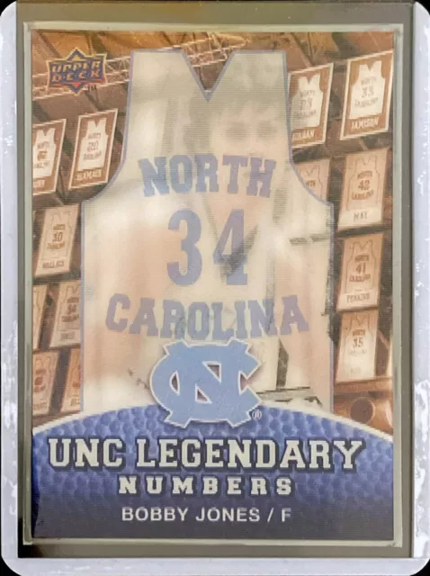 2010 Upper Deck North Carolina Basketball: Bobby Jones - Legendary Numbers