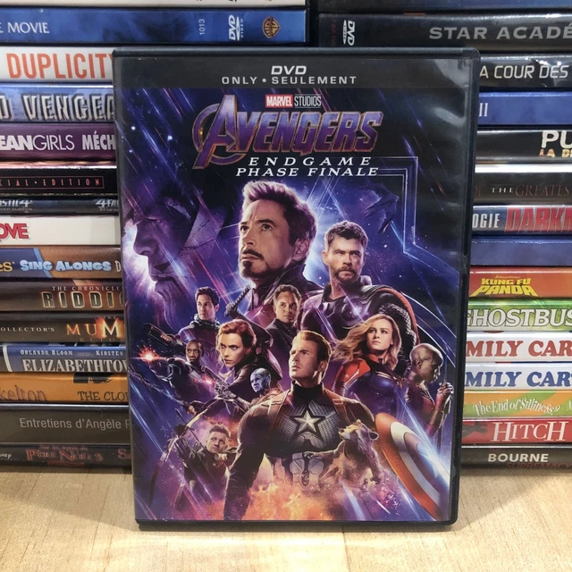 MARVEL STUDIOS AVENGERS Endgame DVD Movie 2019 English French Subtitles ...