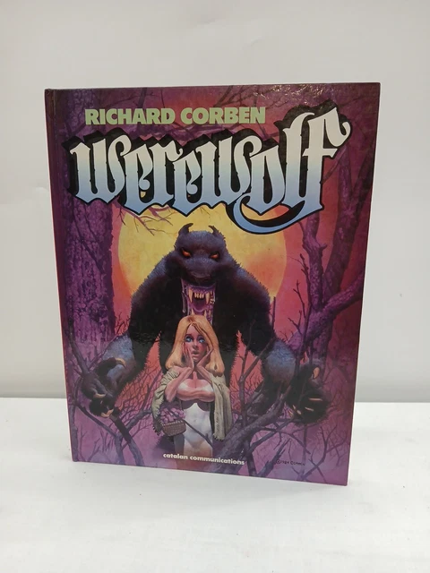 RICHARD CORBEN WEREWOLF vintage 1984 Hard Cover Horror