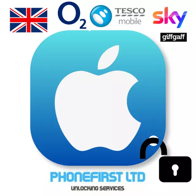 Servizio di sblocco per iPhone 6S & 6S + Plus O2 Tesco Giffgaff Sky codice di sblocco UK