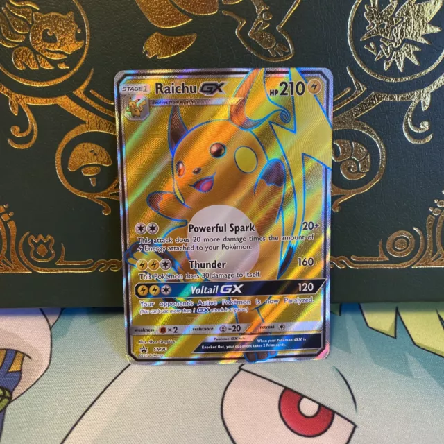 carte Pokémon SM90 Raichu GX brillante 210 PV (Jumbo)