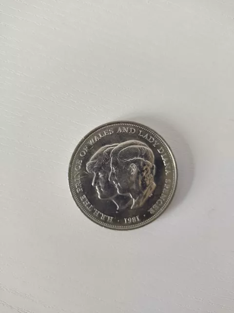 1981 H.R.H Prince Of Wales And Lady Diana Spencer Coin